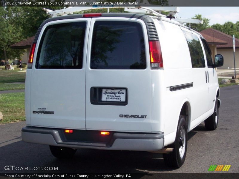 Summit White / Dark Pewter 2002 Chevrolet Express 2500 Commercial Van