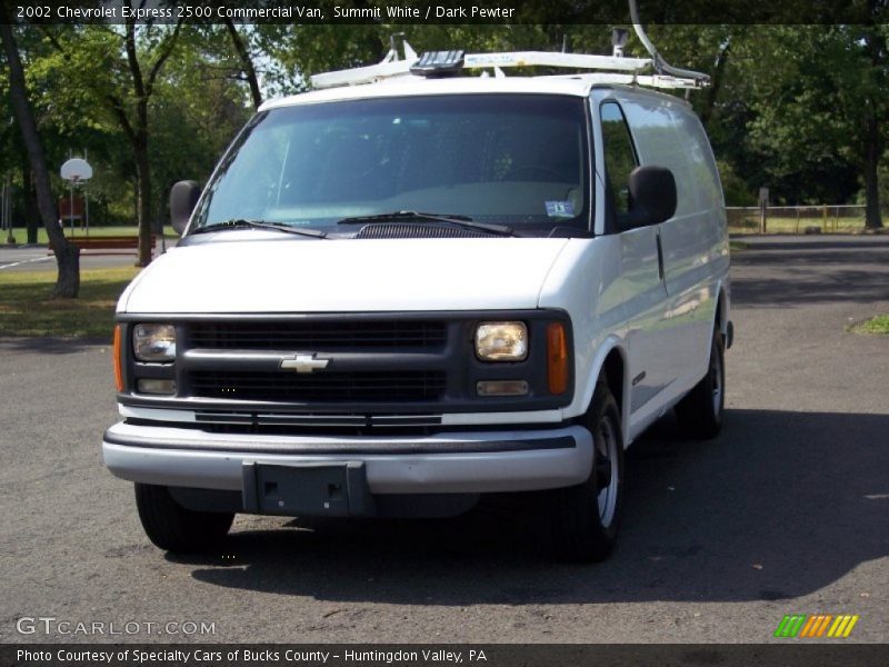 Summit White / Dark Pewter 2002 Chevrolet Express 2500 Commercial Van