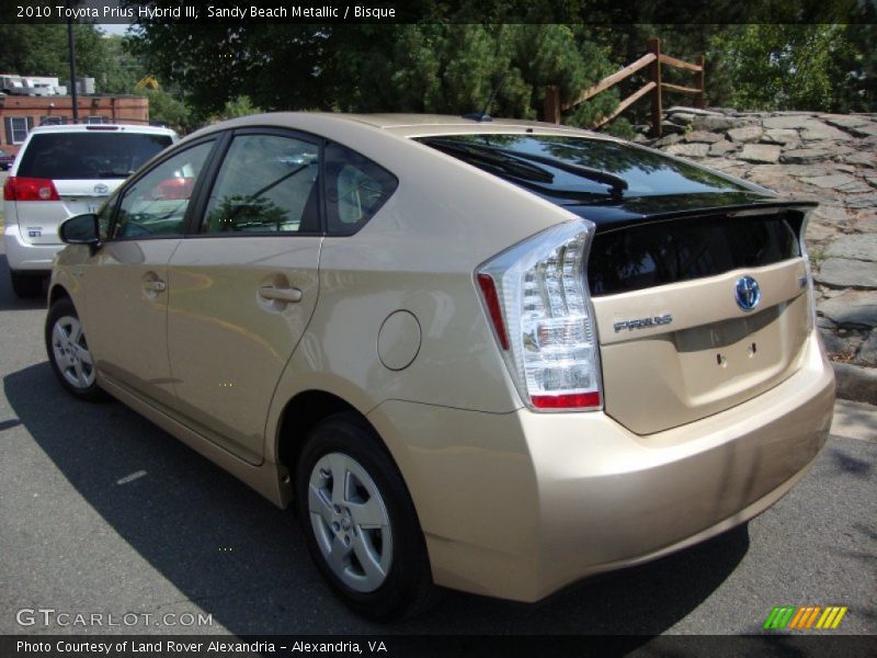 Sandy Beach Metallic / Bisque 2010 Toyota Prius Hybrid III