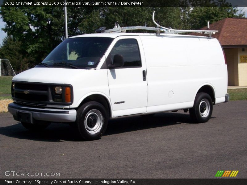Summit White / Dark Pewter 2002 Chevrolet Express 2500 Commercial Van