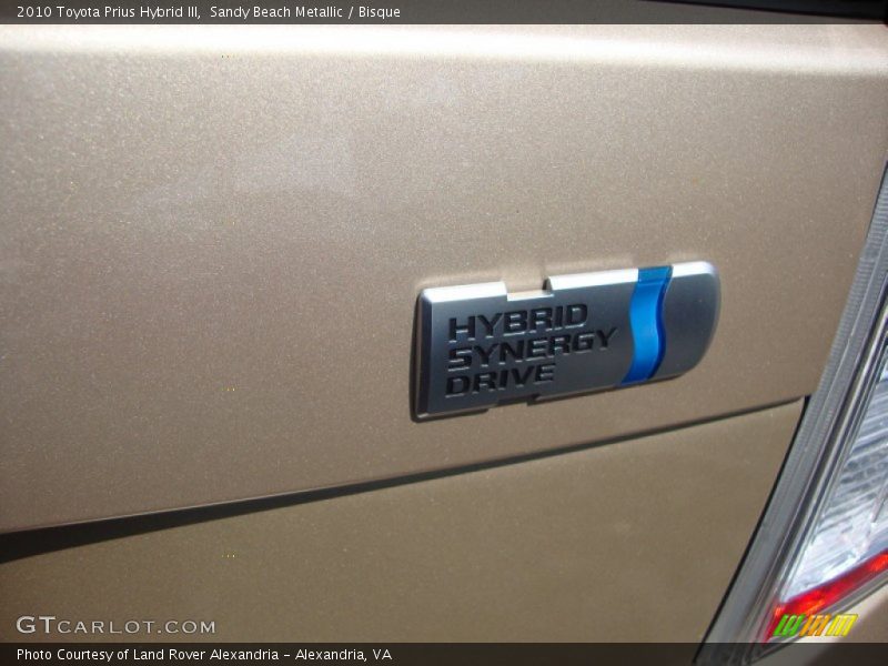 Sandy Beach Metallic / Bisque 2010 Toyota Prius Hybrid III