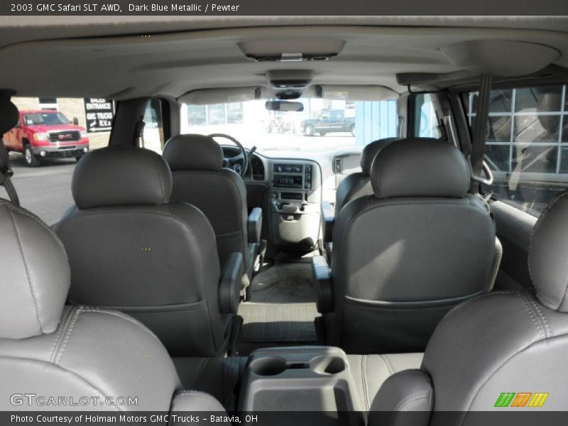 Dark Blue Metallic / Pewter 2003 GMC Safari SLT AWD