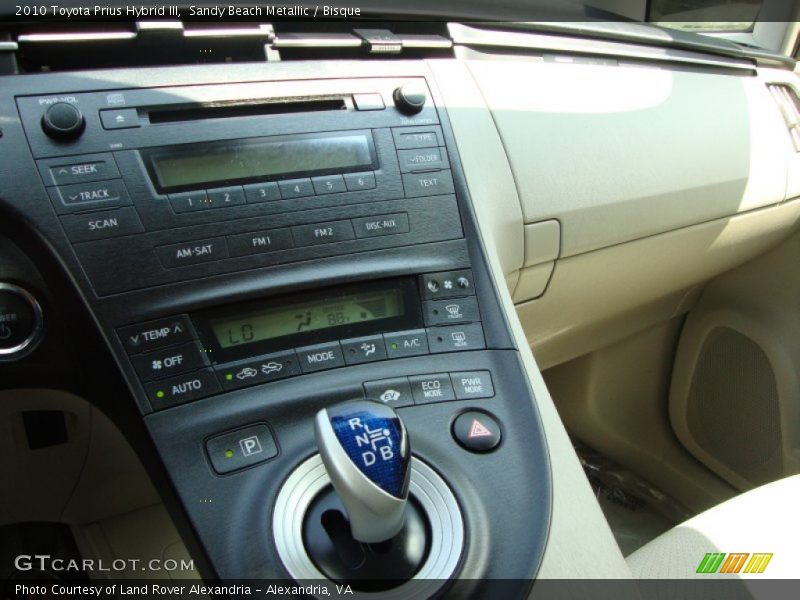Sandy Beach Metallic / Bisque 2010 Toyota Prius Hybrid III