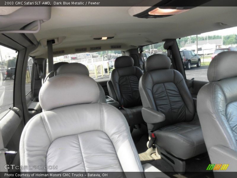 Dark Blue Metallic / Pewter 2003 GMC Safari SLT AWD