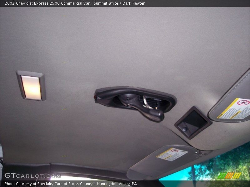 Summit White / Dark Pewter 2002 Chevrolet Express 2500 Commercial Van
