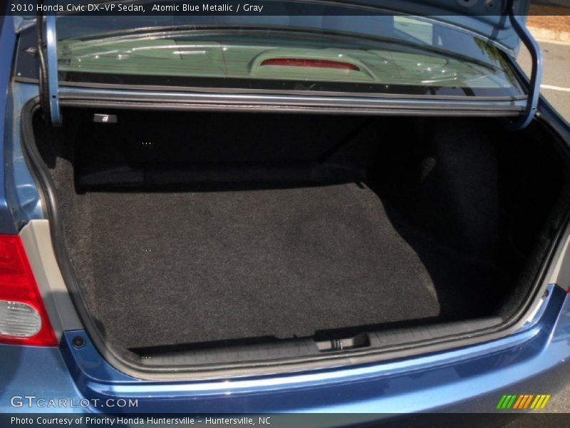 Atomic Blue Metallic / Gray 2010 Honda Civic DX-VP Sedan