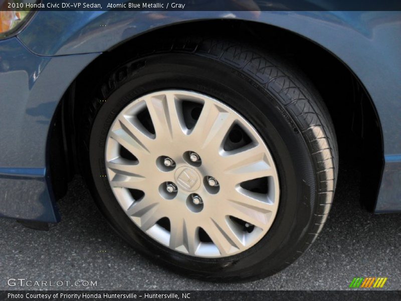 Atomic Blue Metallic / Gray 2010 Honda Civic DX-VP Sedan