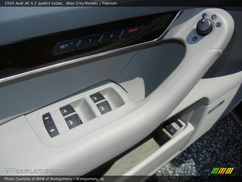 Atlas Grey Metallic / Platinum 2006 Audi A6 4.2 quattro Sedan