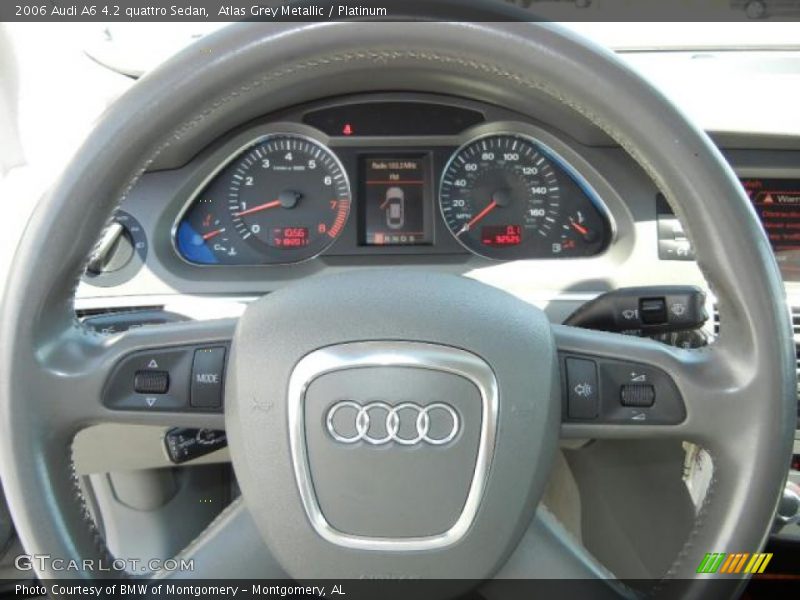 Atlas Grey Metallic / Platinum 2006 Audi A6 4.2 quattro Sedan