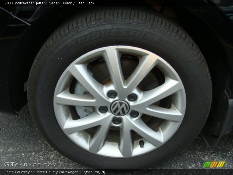 Black / Titan Black 2011 Volkswagen Jetta SE Sedan