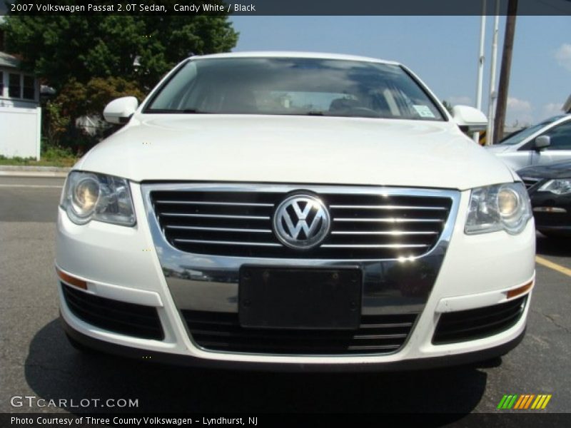 Candy White / Black 2007 Volkswagen Passat 2.0T Sedan