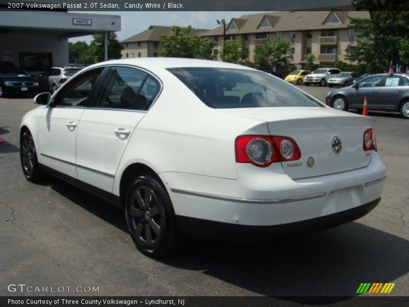 Candy White / Black 2007 Volkswagen Passat 2.0T Sedan