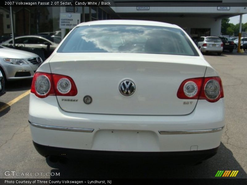 Candy White / Black 2007 Volkswagen Passat 2.0T Sedan