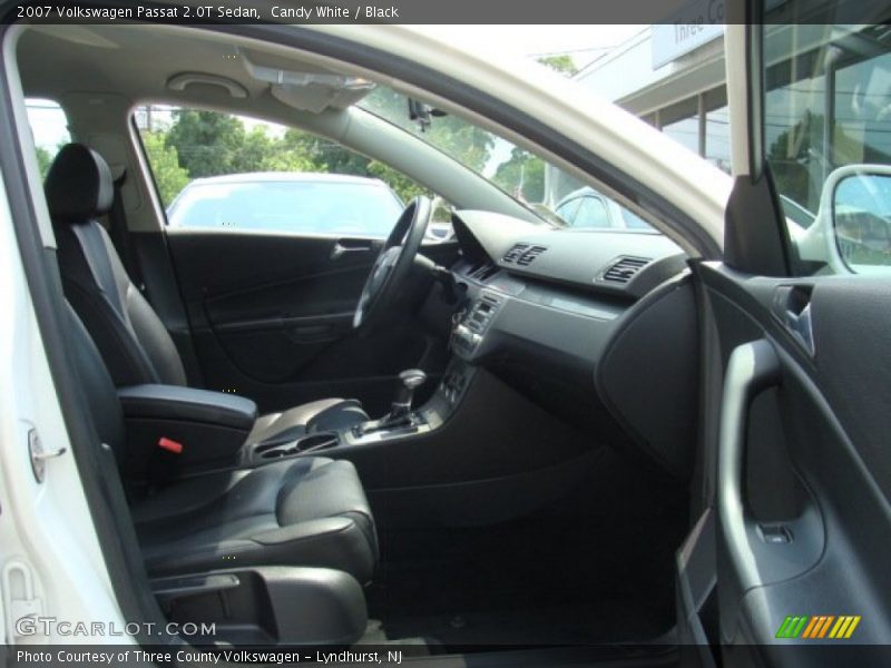 Candy White / Black 2007 Volkswagen Passat 2.0T Sedan