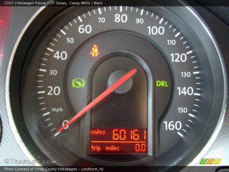Candy White / Black 2007 Volkswagen Passat 2.0T Sedan