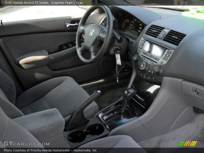 Graphite Pearl / Gray 2006 Honda Accord SE Sedan