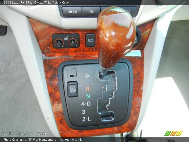 Crystal White / Light Gray 2008 Lexus RX 350