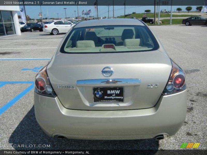 Sonoran Sand Metallic / Blond 2009 Nissan Altima 2.5