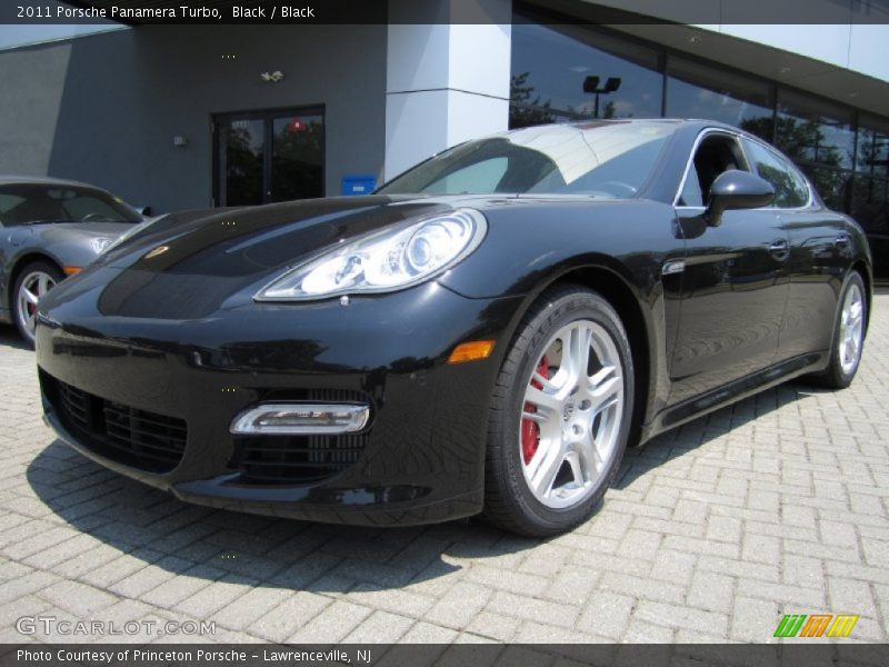 Black / Black 2011 Porsche Panamera Turbo