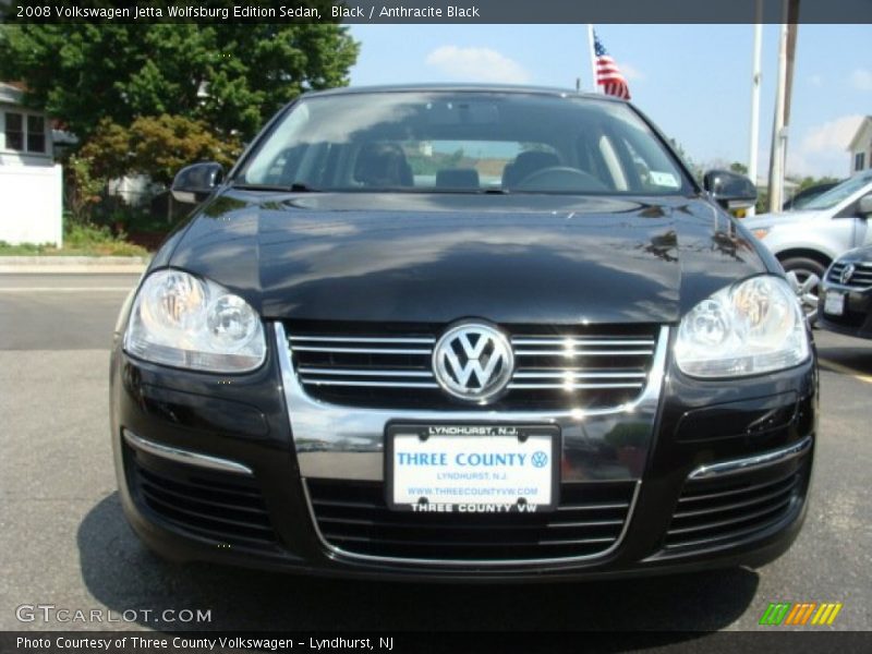 Black / Anthracite Black 2008 Volkswagen Jetta Wolfsburg Edition Sedan