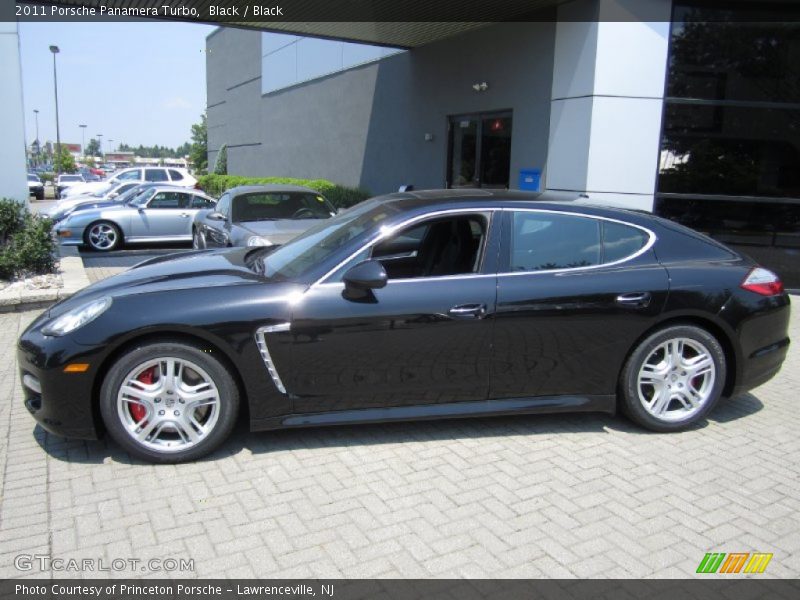 Black / Black 2011 Porsche Panamera Turbo