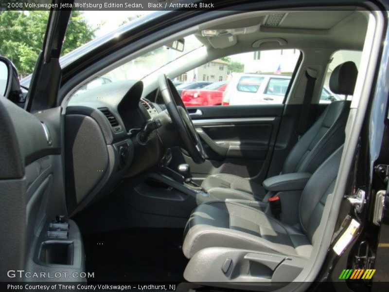 Black / Anthracite Black 2008 Volkswagen Jetta Wolfsburg Edition Sedan