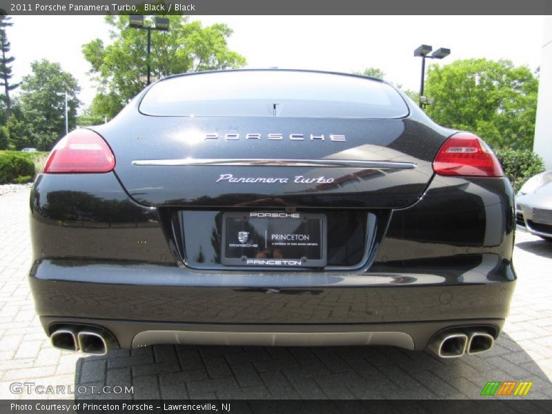 Black / Black 2011 Porsche Panamera Turbo