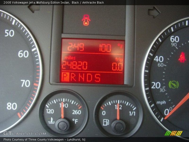 Black / Anthracite Black 2008 Volkswagen Jetta Wolfsburg Edition Sedan