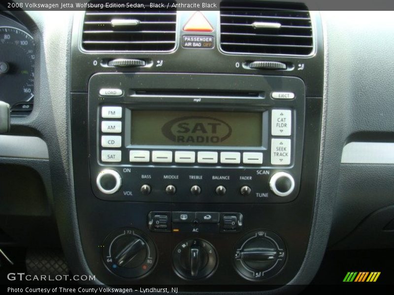 Controls of 2008 Jetta Wolfsburg Edition Sedan