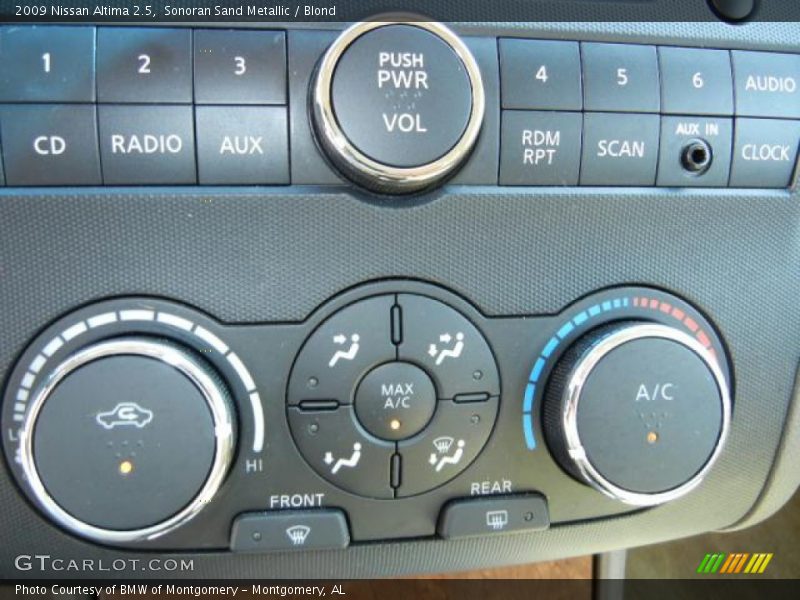 Sonoran Sand Metallic / Blond 2009 Nissan Altima 2.5
