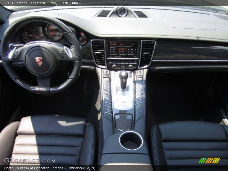 Black / Black 2011 Porsche Panamera Turbo
