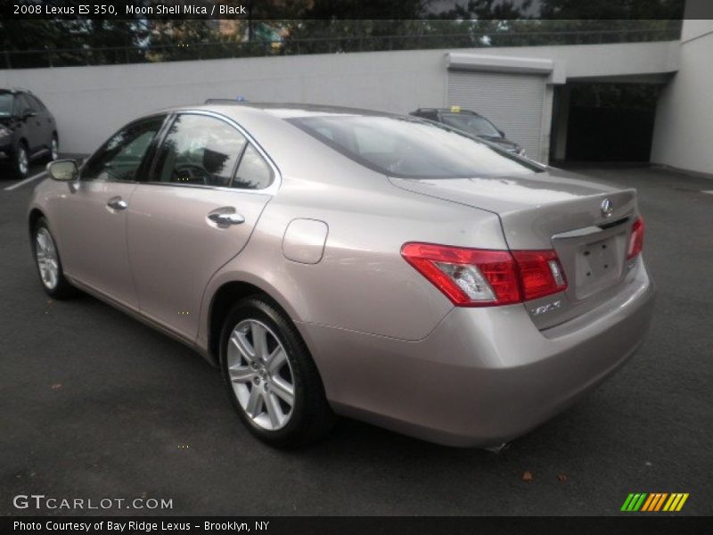 Moon Shell Mica / Black 2008 Lexus ES 350