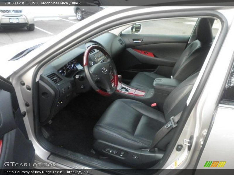 Moon Shell Mica / Black 2008 Lexus ES 350