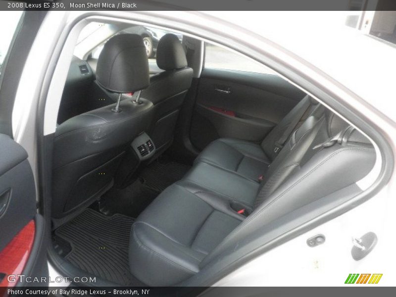 Moon Shell Mica / Black 2008 Lexus ES 350