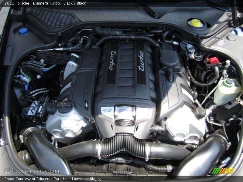  2011 Panamera Turbo Engine - 4.8 Liter DFI Twin-Turbocharged DOHC 32-Valve VarioCam Plus V8