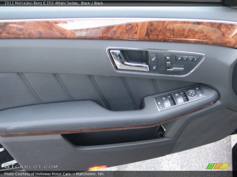 Black / Black 2011 Mercedes-Benz E 350 4Matic Sedan