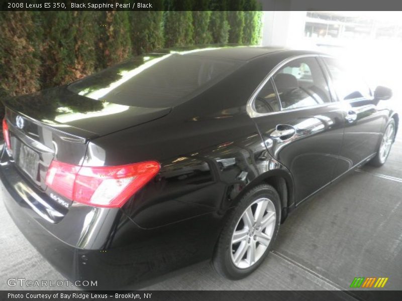 Black Sapphire Pearl / Black 2008 Lexus ES 350