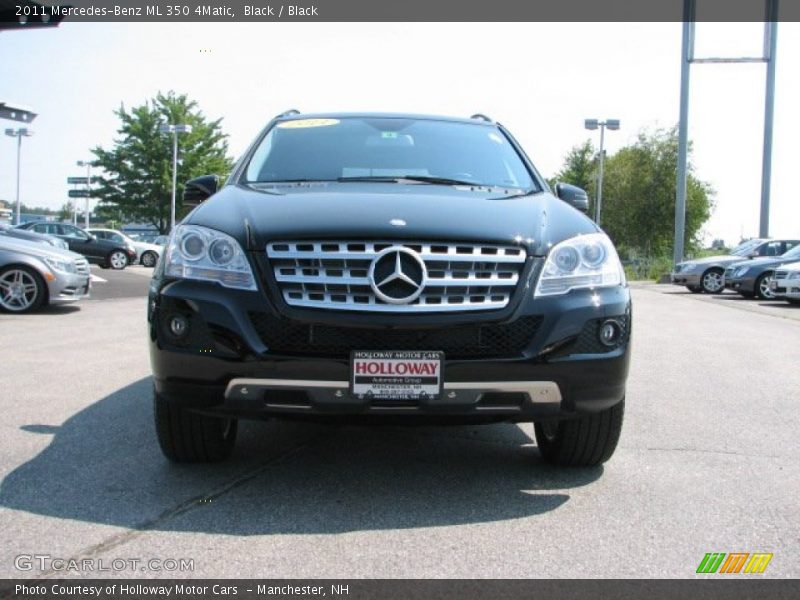 Black / Black 2011 Mercedes-Benz ML 350 4Matic