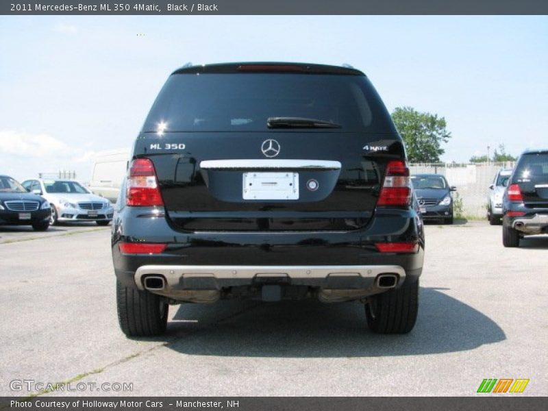 Black / Black 2011 Mercedes-Benz ML 350 4Matic