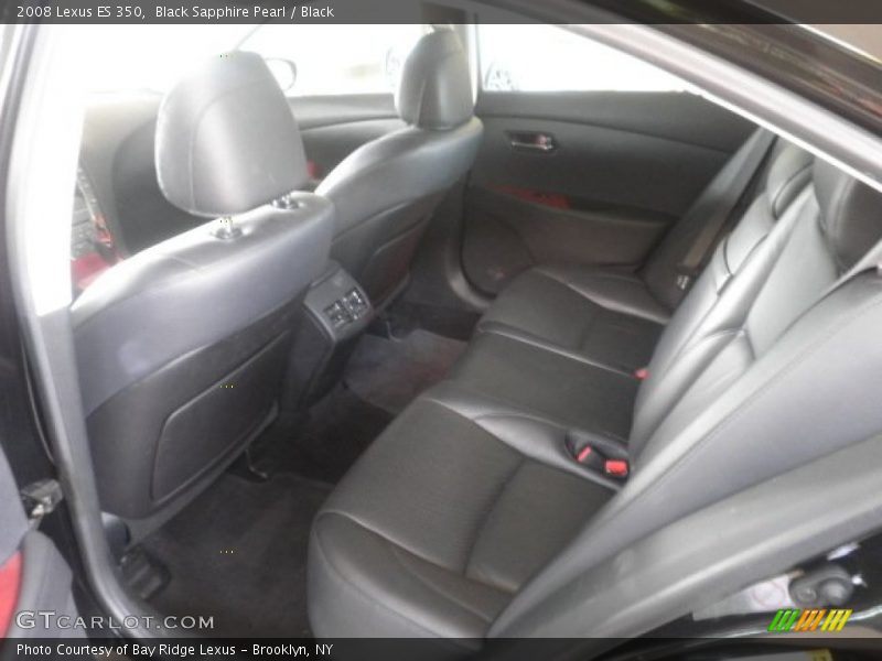 Black Sapphire Pearl / Black 2008 Lexus ES 350