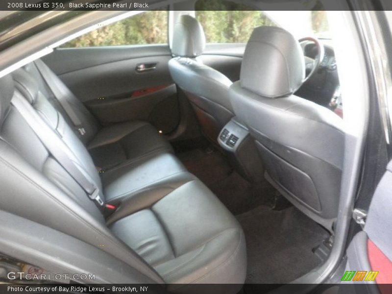 Black Sapphire Pearl / Black 2008 Lexus ES 350