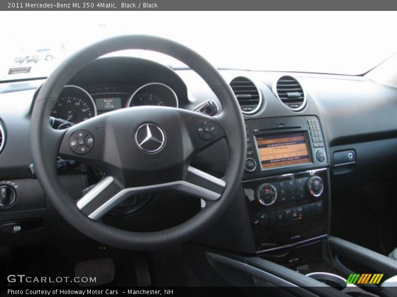 Black / Black 2011 Mercedes-Benz ML 350 4Matic