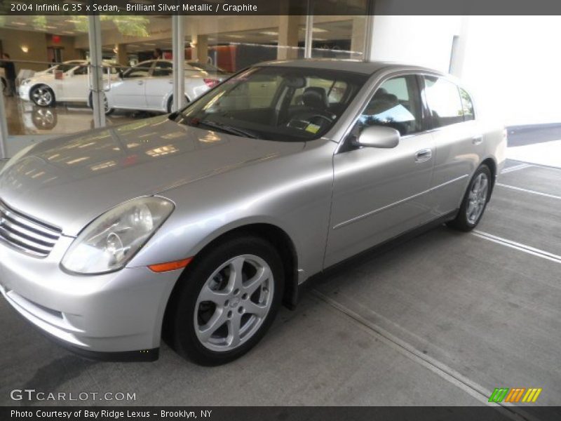 Brilliant Silver Metallic / Graphite 2004 Infiniti G 35 x Sedan