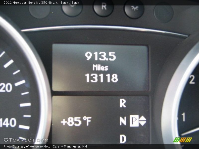 Black / Black 2011 Mercedes-Benz ML 350 4Matic