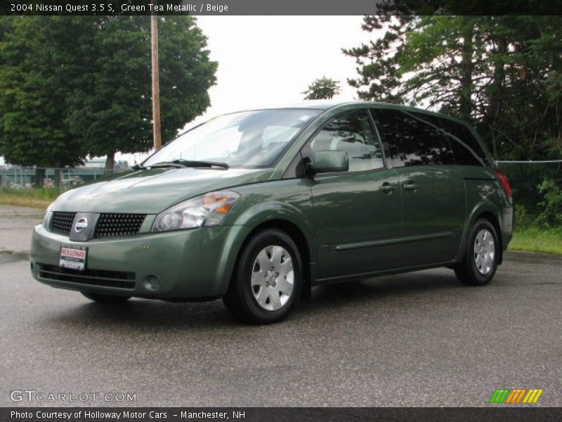 Green Tea Metallic / Beige 2004 Nissan Quest 3.5 S