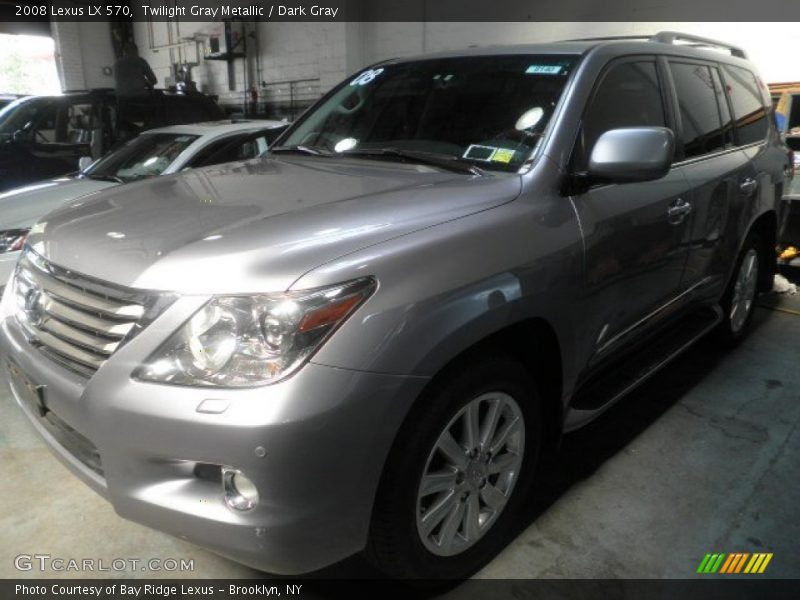 Twilight Gray Metallic / Dark Gray 2008 Lexus LX 570