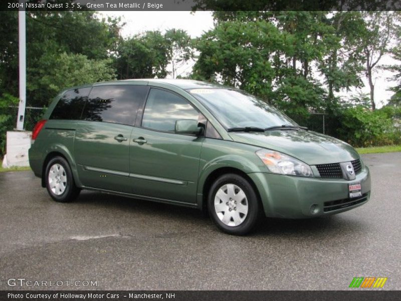 Green Tea Metallic / Beige 2004 Nissan Quest 3.5 S