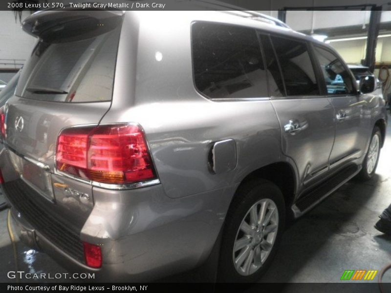 Twilight Gray Metallic / Dark Gray 2008 Lexus LX 570