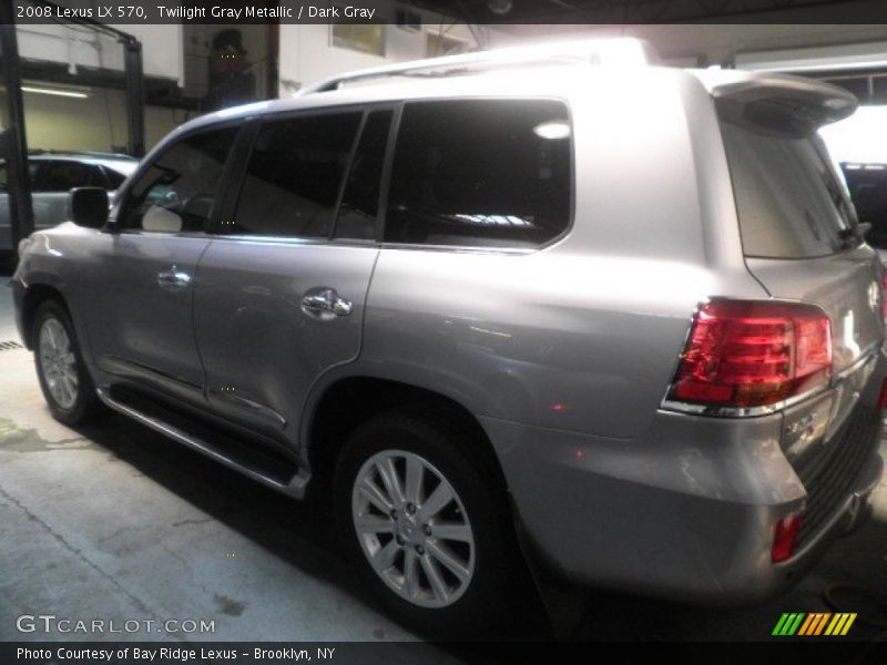 Twilight Gray Metallic / Dark Gray 2008 Lexus LX 570