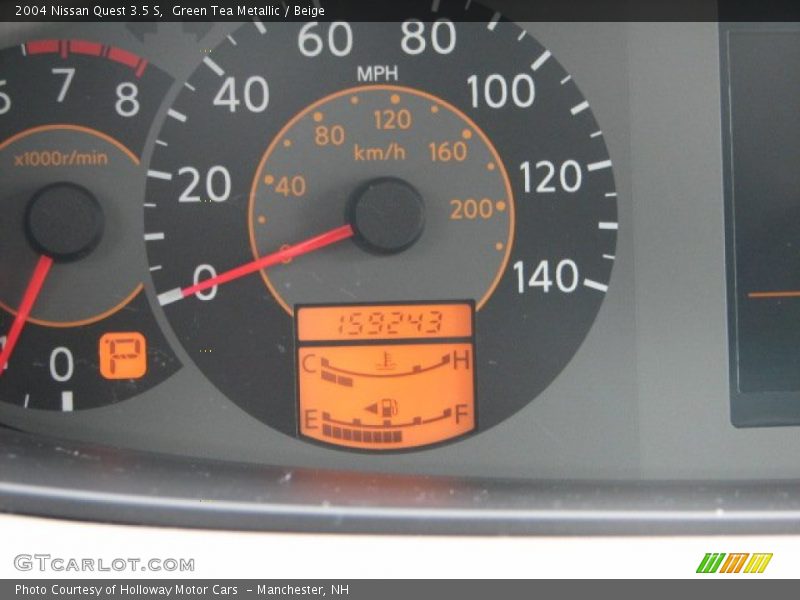 Green Tea Metallic / Beige 2004 Nissan Quest 3.5 S